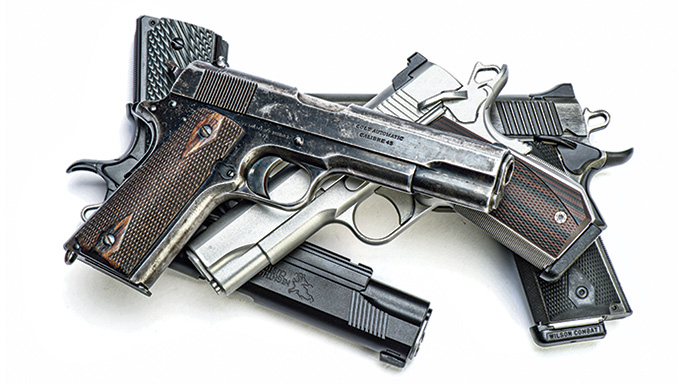 1911 Handgun, historical handguns