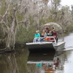 New Orleans Road Trip, Gators and Guns, airboat tour