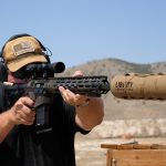 Wilson Combat 458 HAM'R Tactical Hunter rifle, suppressor