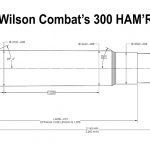 Wilson Combat 300 HAM'R cartridge, breakdown, ammo