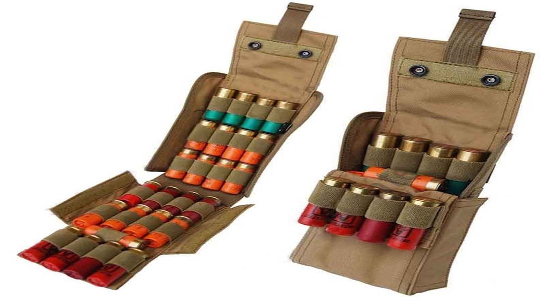 Tactical Molle Ammo Mag Magazine Pouch Shotgun Reload Rifle Pistol Cartridge Bag 