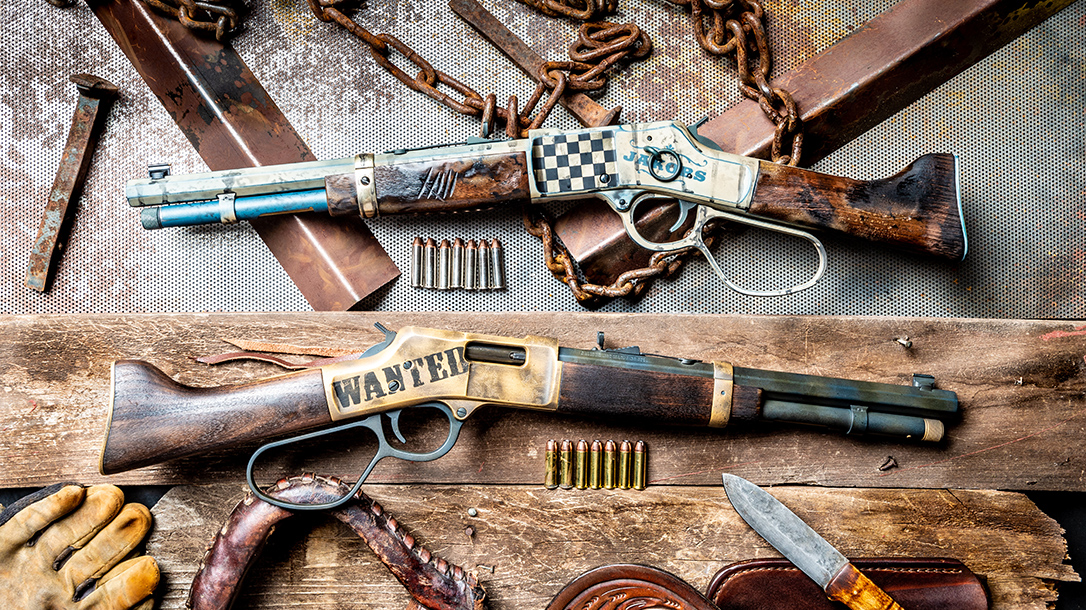Henry Mare's Leg Rifles, .357 Magnum Mare's Leg, MAD Custom Coating, Blown Deadline Cerakote