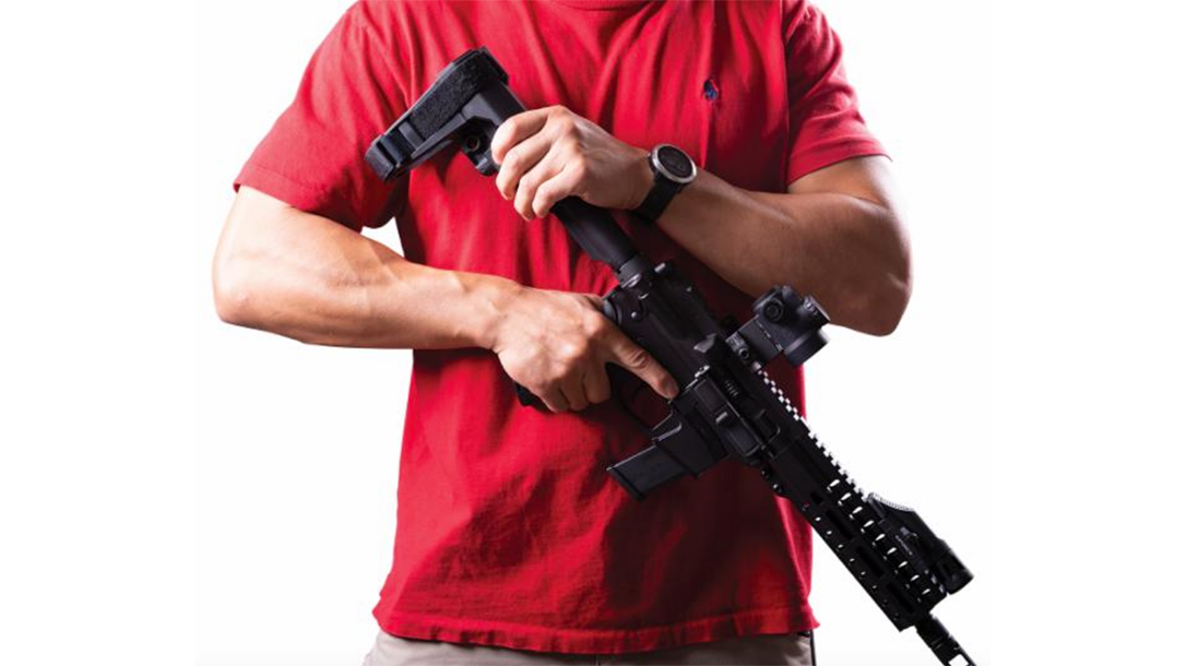 CMMG RipBrace Retractable AR Pistol Brace, SB Tactical