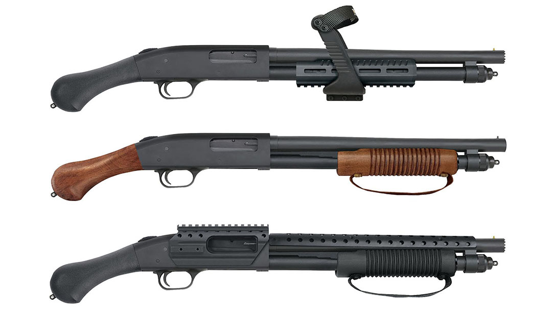 Mossberg 590 Shockwave series just added three new models that include wood finishes ...
