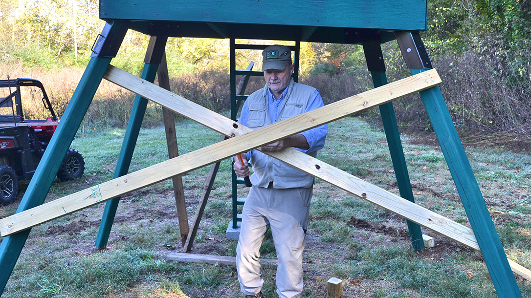 Hunting Blind 101 Build An Elevated Buck Tower And Hunt With A Friend Ballistic - Diy Deer Blind Platform