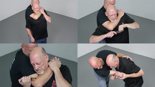 How to Escape a Chokehold, folding knife, lead