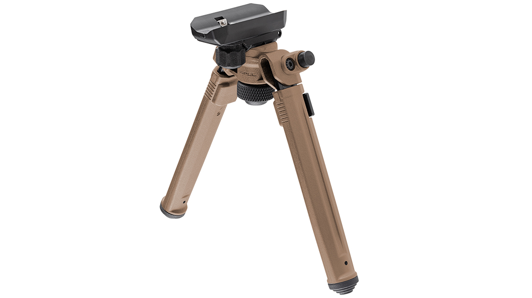 Magpul bipod, brown extended