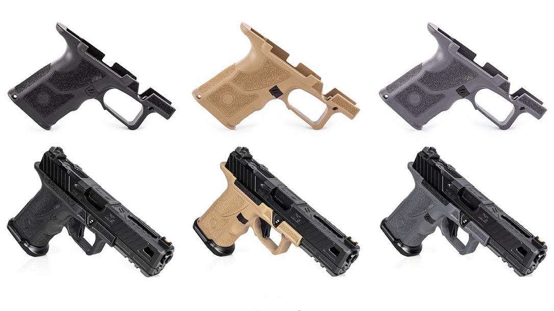 ZEV OZ9 Shorty Grip, Pistol Grip, variants