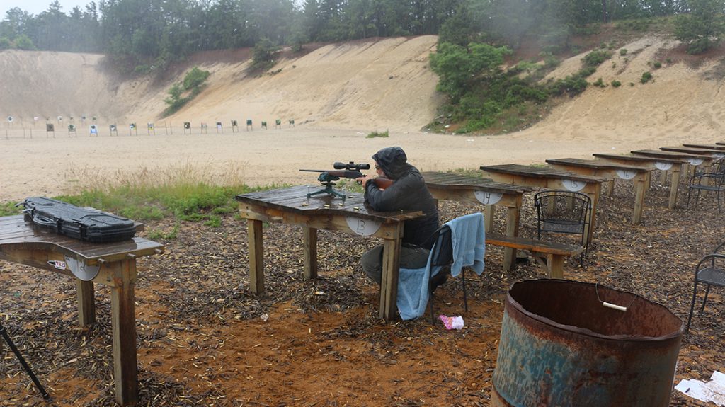 6.5 creedmoor lever-action rifle test, rain