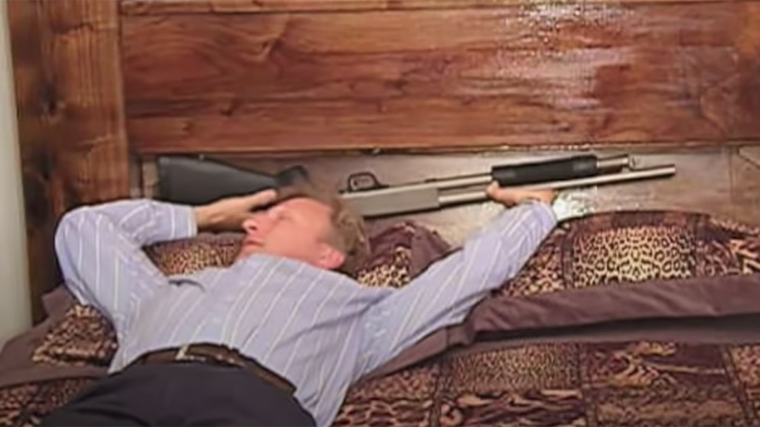 Gun Bed storage, hidden gun compartment, headboard