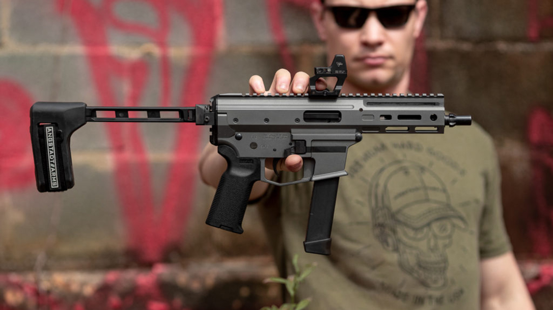 Angstadt Arms MDP-9 Pistol, 9mm, AR9, lead