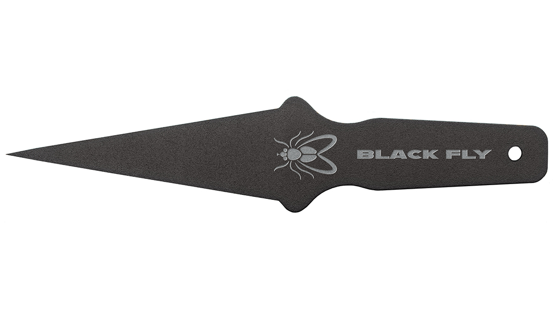Priced under $10, you can easily build a set with the Cold Steel Black Fly throwing knife.