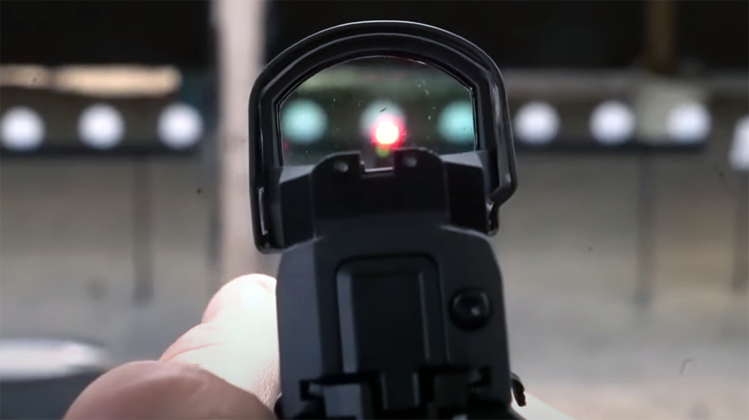 Follow this guide from SIG to get your red dot on target quickly.