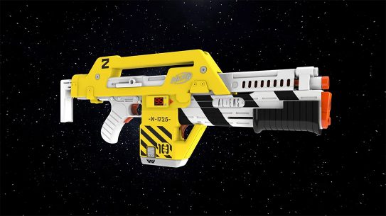 The Nerf LMTD Aliens M41-A Blaster