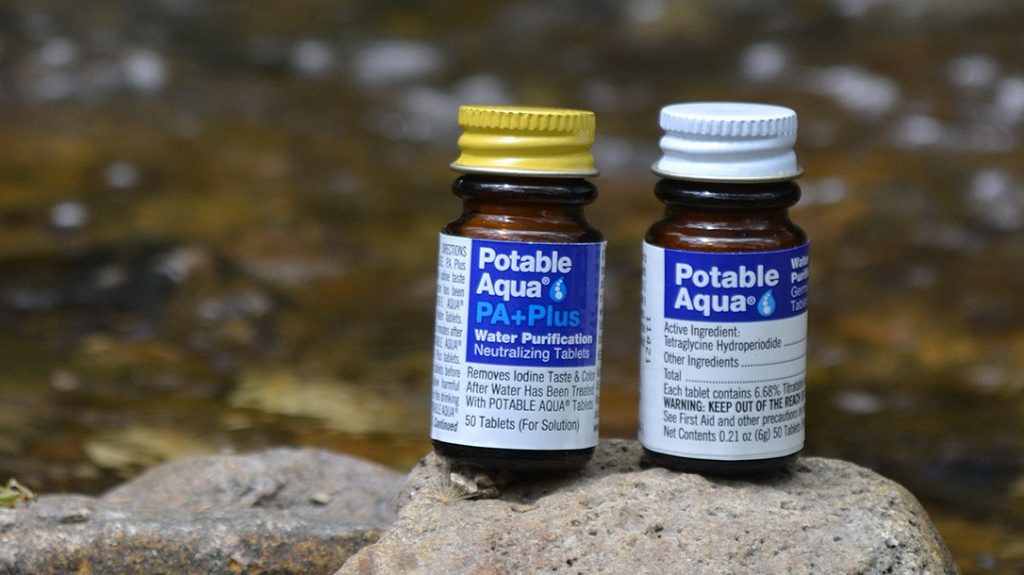 While food is not essential for 72 hours in survival camp potable water is. Water treatment tablets should be a part of every survival kit.
