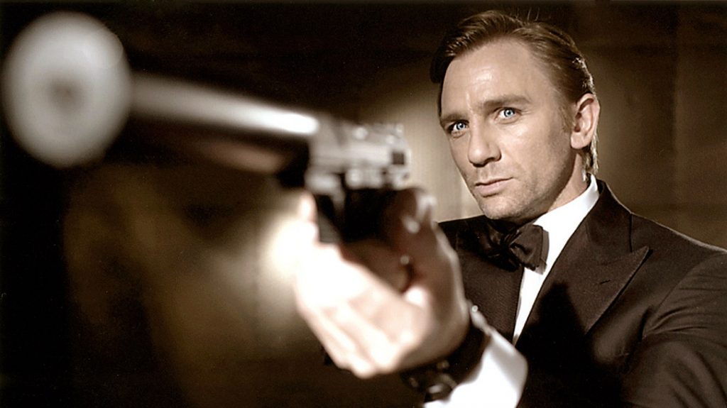 James Bond keeping it classy.