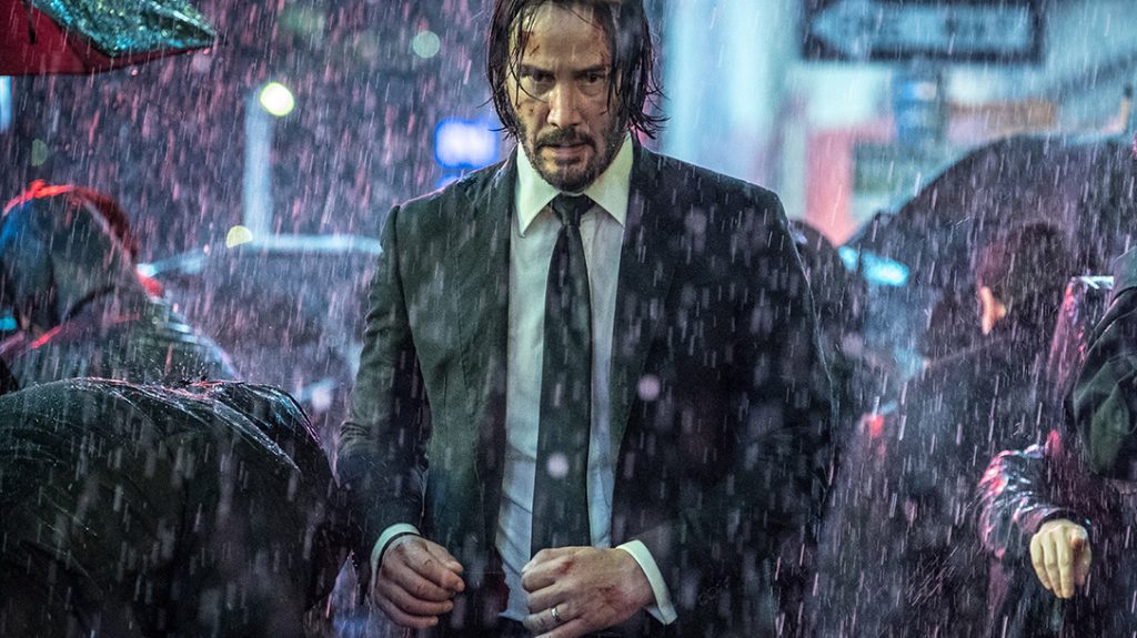 John Wick demonstrates as he vs James Bond that sometimes extreme violence is the answer.