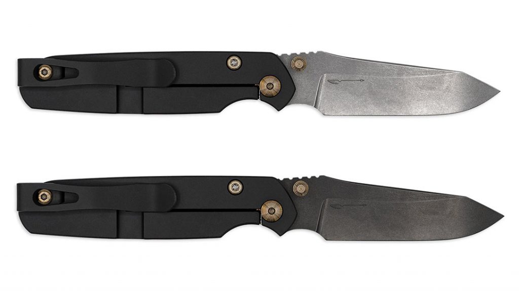 The Toor Knives Sangin Instruments Admiral is available in stone and carbon finishes.