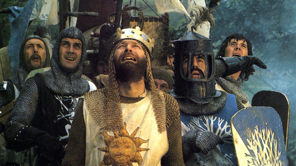 Bringing the British humor to the 5 best movie insults is the legendary Monty Python and the Quest for the Holy Grail.
