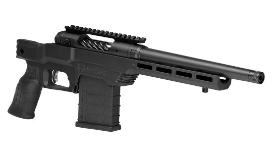 The Savage 110 PCS delivers a compact bolt-action pistol package.