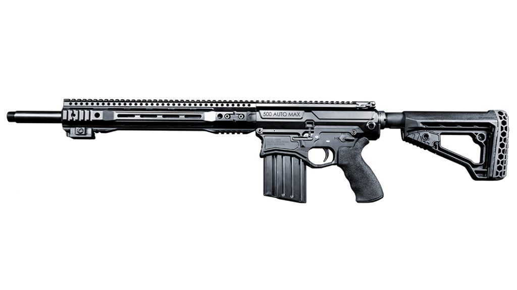 Fired out of an 18-inch barrel, a 400-grain 500 Auto Max delivers ridiculous performance. 