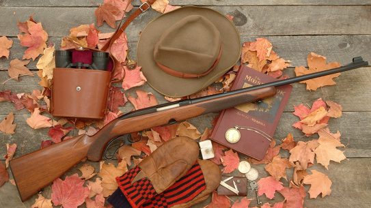The Winchester 88, introduced in 1955, was handsomely embellished with a hand-checkered diamond pattern stock and forend. The first models were chambered in .308 Winchester, the caliber in which most Model 88s are found today.