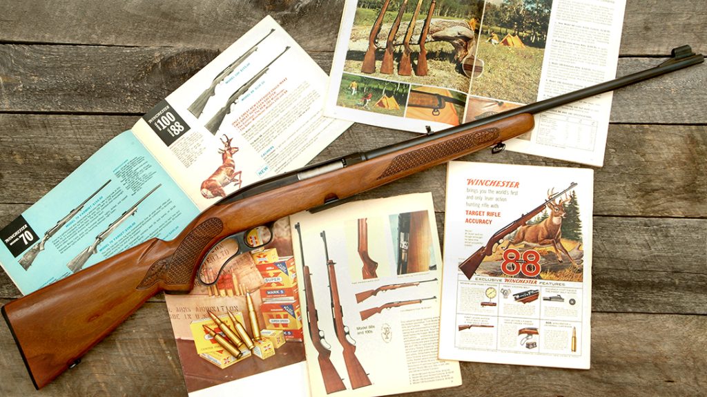 The second generation Model 88 (pictured) was produced from 1963 to 1973. Throughout the entire production run, beginning in 1955 with the original .308 Win model, Winchester manufactured approximately 284,000 Model 88s.