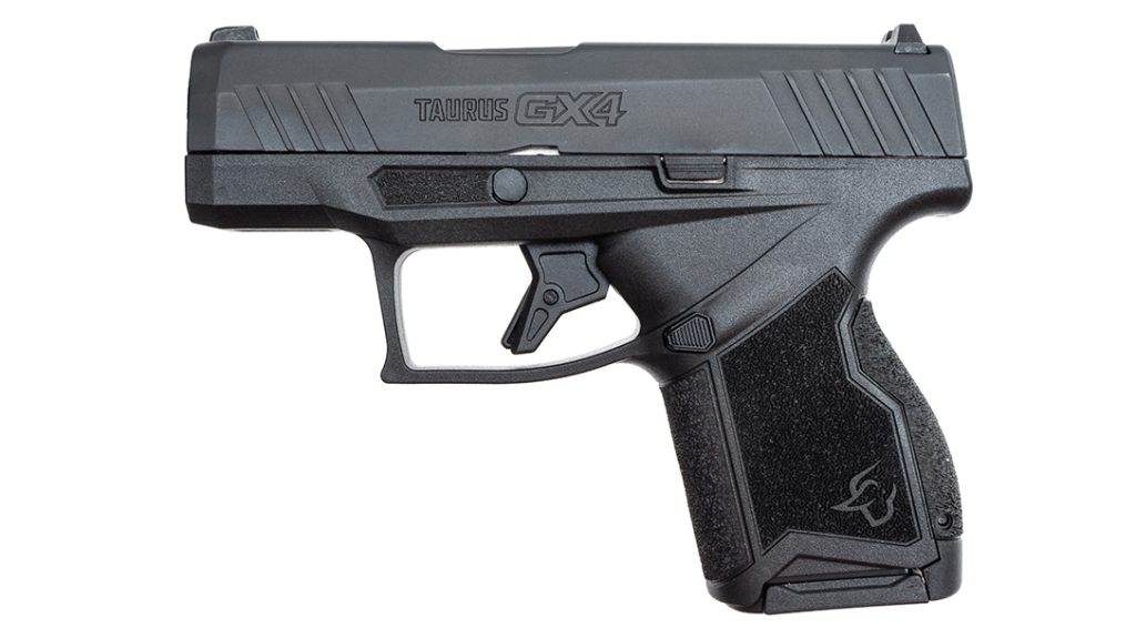 The Taurus GX4 semi-auto pistol.