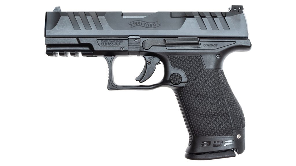 The Walther PDP Compact semi-auto pistol.