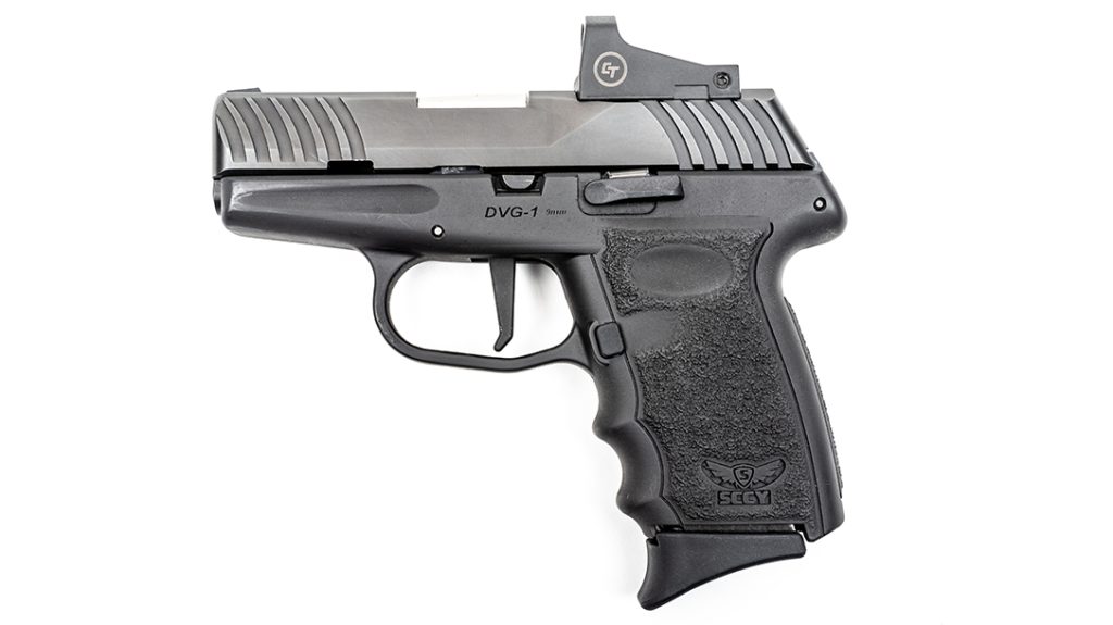The SCCY DVG-1 RD semi-auto pistol.