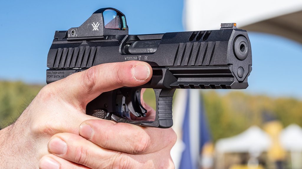 The Walter WMP puts magnum rimfire into a carry package. 
