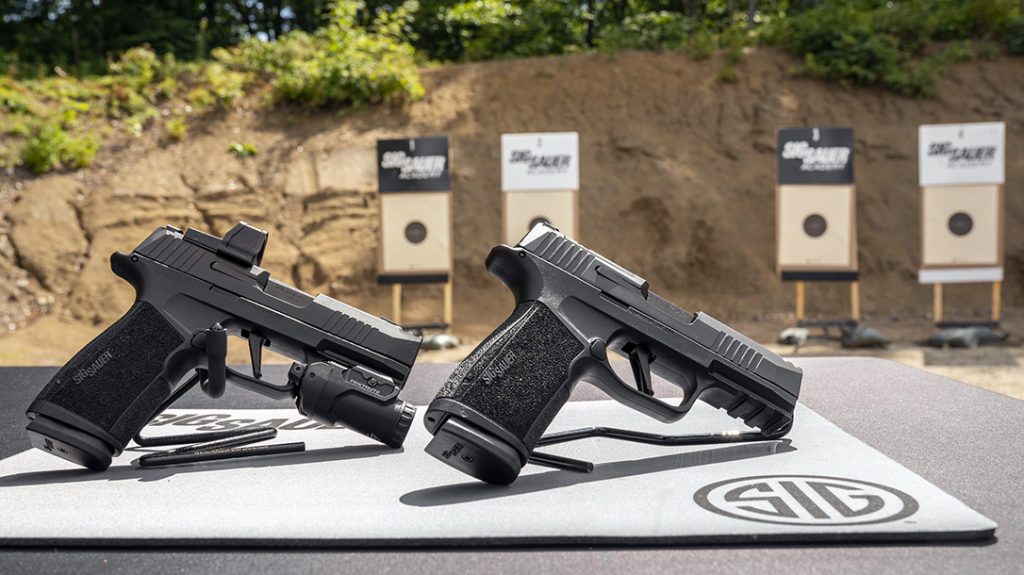 The SIG P365-XMACRO comes range ready with iron sights or in a carry-optics configuration. 