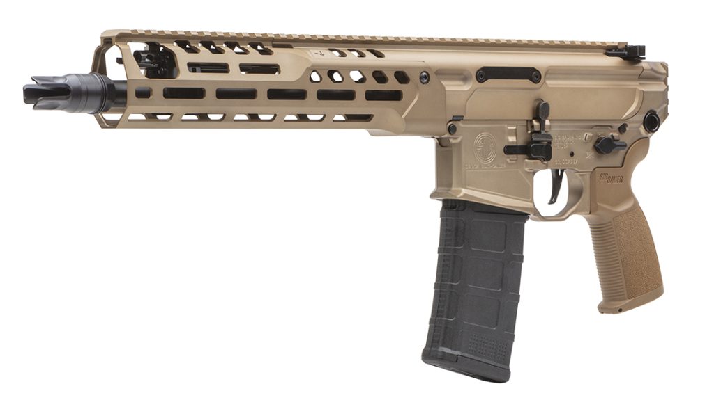 In pistol variants, the SIG MCX-SPEAR-LT comes incredibly compact. 