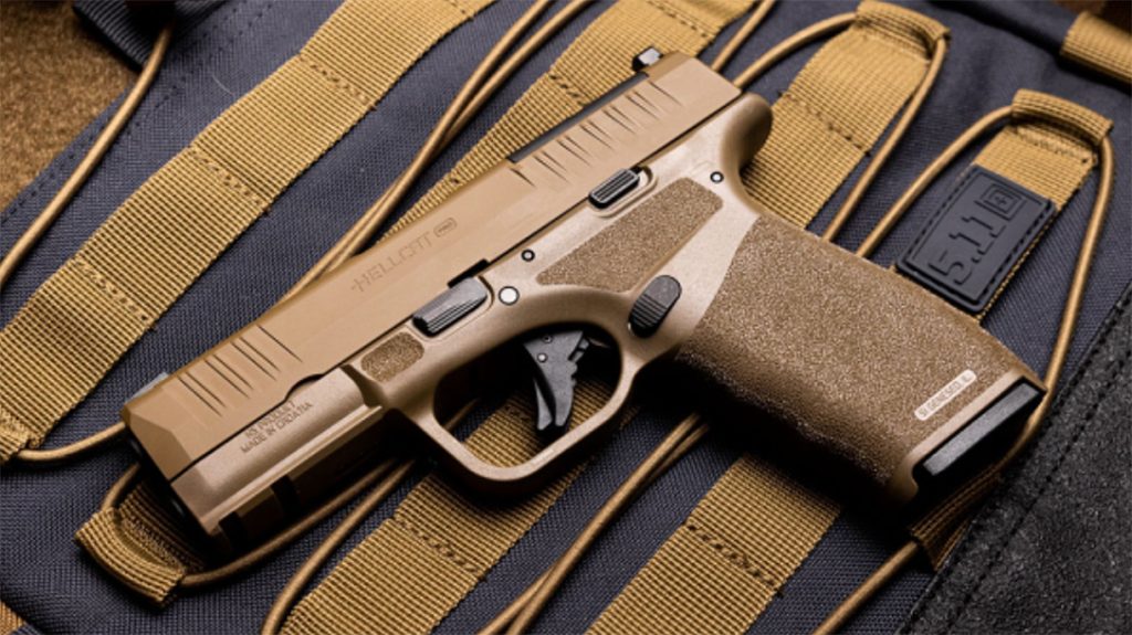 The Springfield Armory Hellcat Pro now comes in Desert FDE.