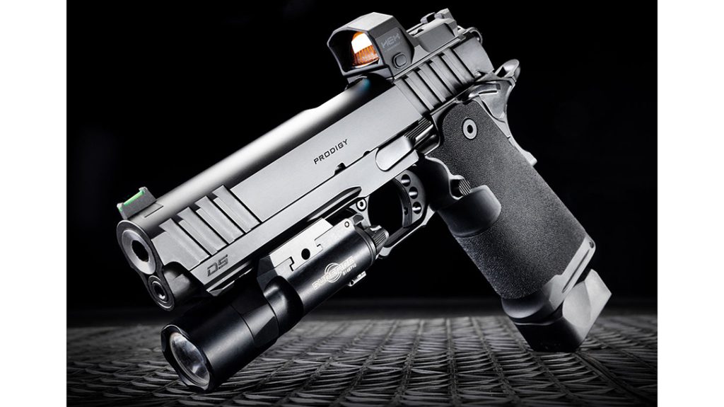 The Springfield Armory DS Prodigy comprises a double-stack 9mm design, bringing big double-stack capacity. 