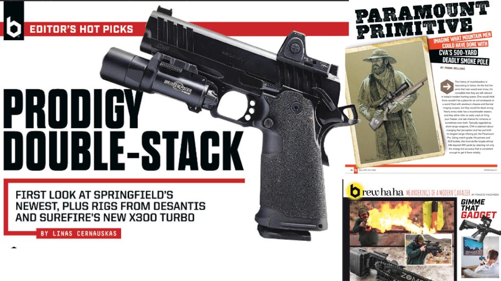 Editor's Hot Picks features the new Springfield Prodigy DS. 