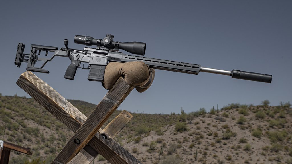 The SIG Cross PRS was built to compete and win in long-range competition. 