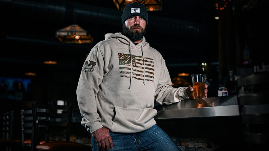 Marcus Mencotti is involved with Freedom Fatigues, a veteran-owned apparel company. 