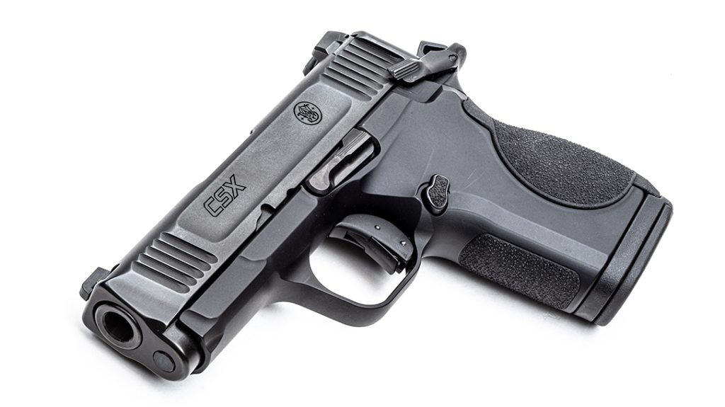 A left-side view of the Smith & Wesson CSX.