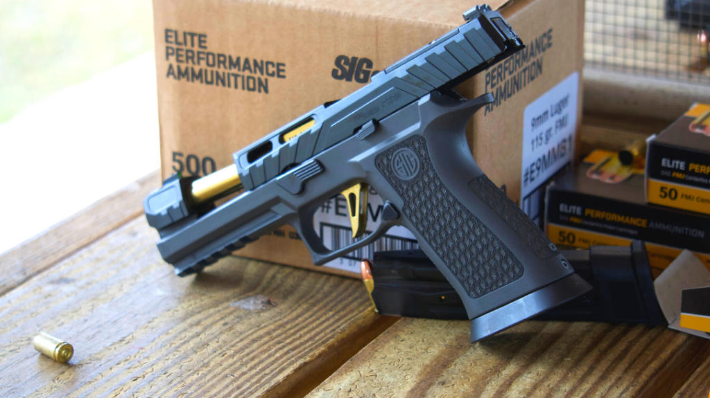The SIG Sauer P320 Spectre Comp is built to go fast. 