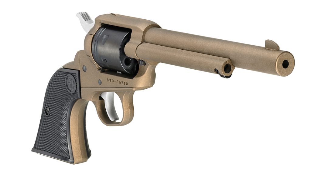 The Ruger Wrangler line offers many different barrel lengths and three different finishes. 