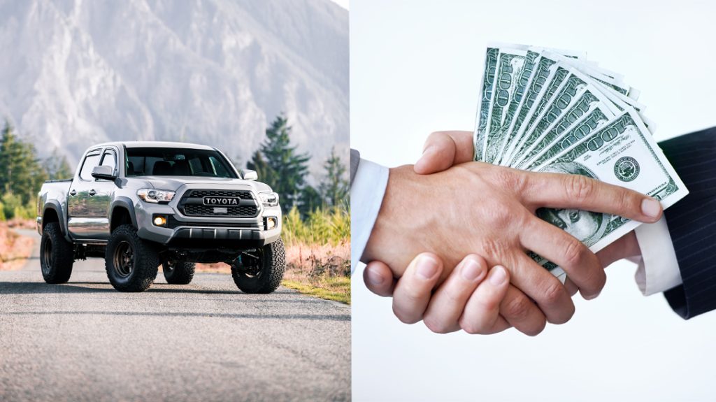 Prices on Toyota Tacoma trucks might just lead to some fast, easy money. 