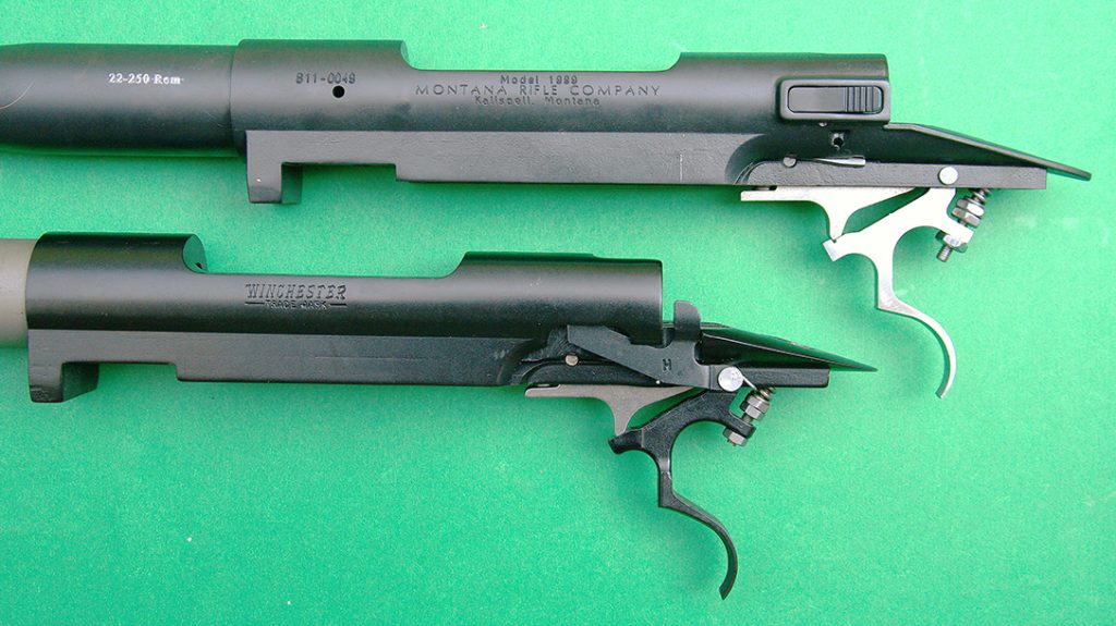 Versions of the famed Winchester Model 70 design.