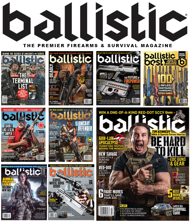Ballistic Magazine covers