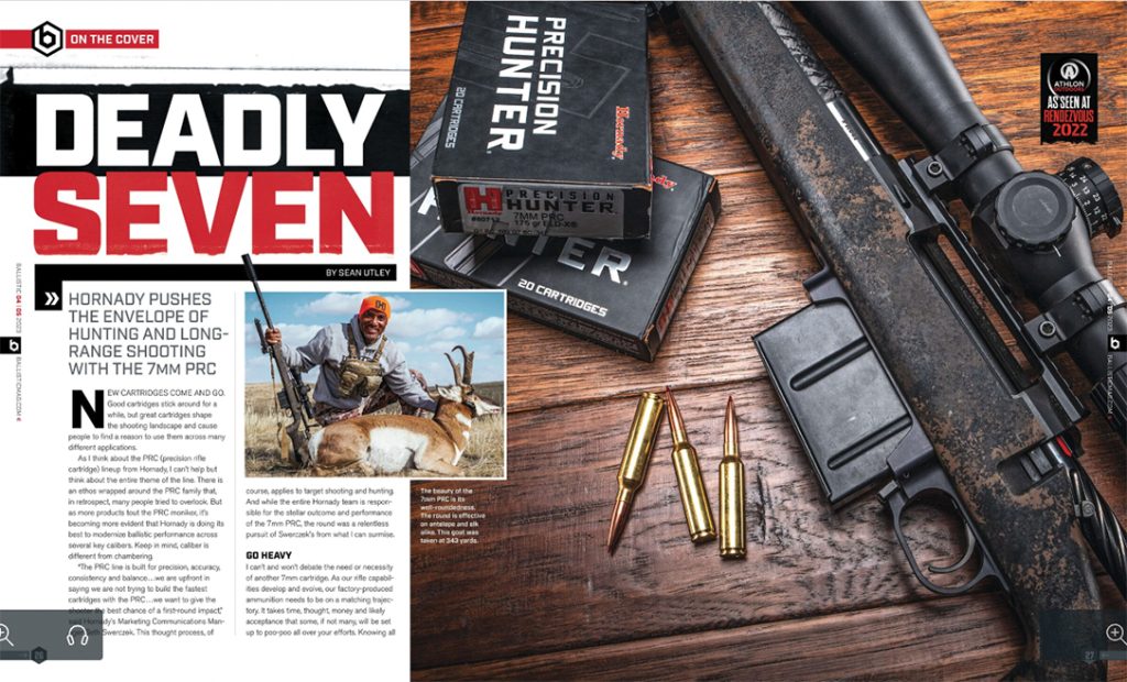 The new Hornady 7mm PRC pushes the performance envelope.