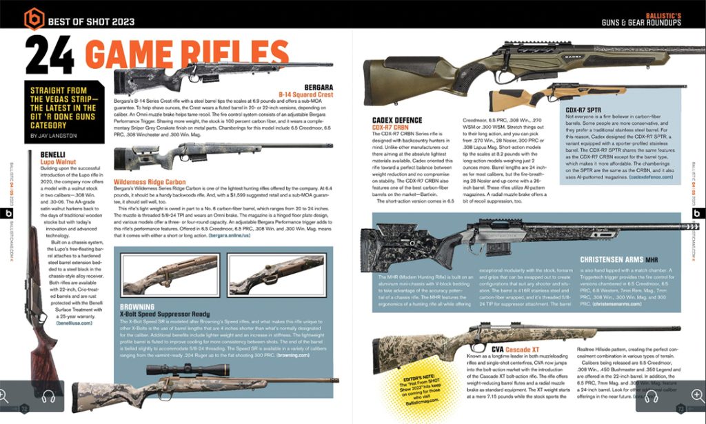 The new crop of best hunting rifles is ready for the hunt.