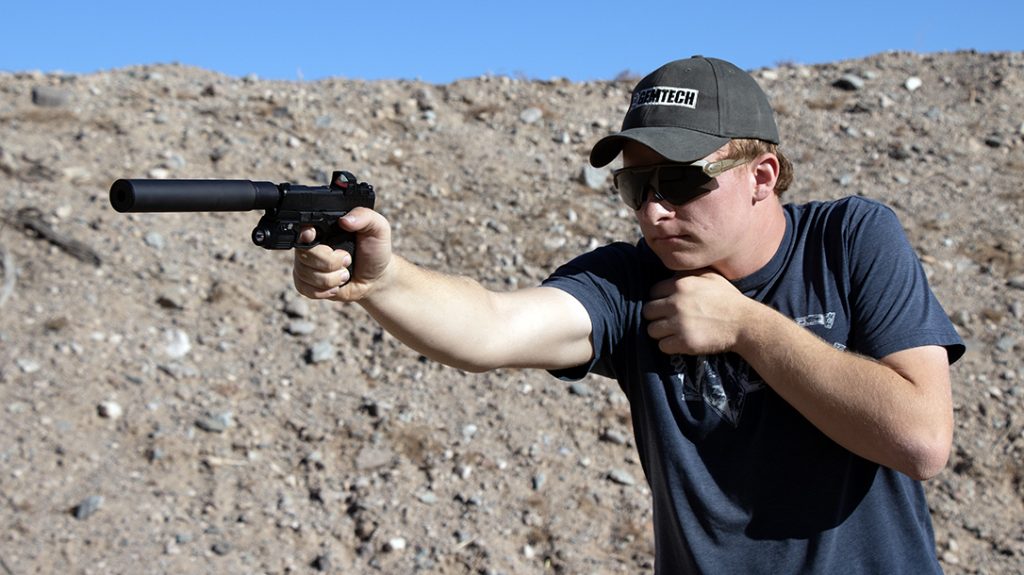 Shooting the Springfield Armory Hellcat RDP with a suppressor.