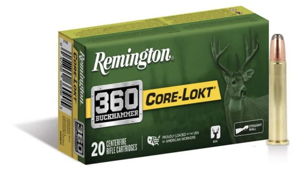 Remington Ammunition .360 Buckhammer Core-Lokt
